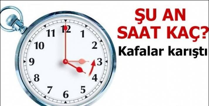 Resmi Açıklama Geldi! Saatler Geri Alınacakmı?