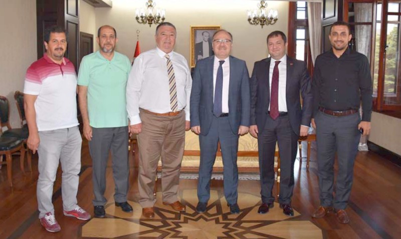 Ahmet Köksalan Vali Tutulmaz’ı Ziyaret Etti