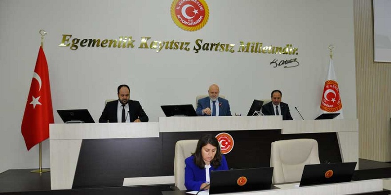 İl Genel Meclisinin 2018 Yılı Temmuz Ayı Toplantısına Ait Gündem