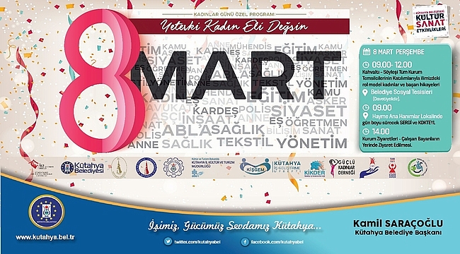 8 Mart’ta Kadınların Başarı Hikayeleri Anlatılacak