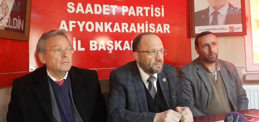 Saadet Partisi İl Başkanlığı Basın Açıklaması