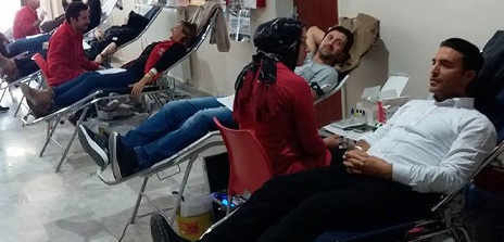 Gençlik Merkezi Gönüllüleri Kan Verme Etkinliğinde