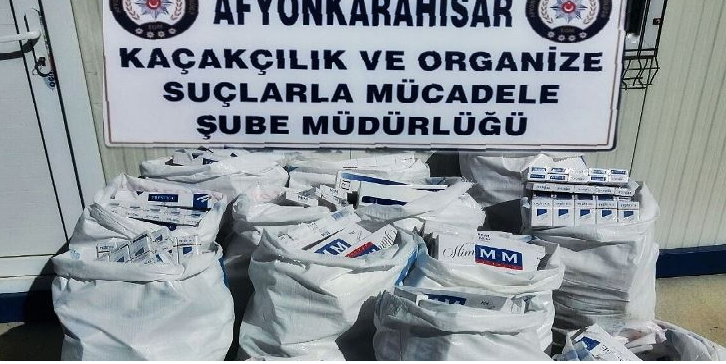 Gümrük Kaçaği Sigara Ele Geçirildi