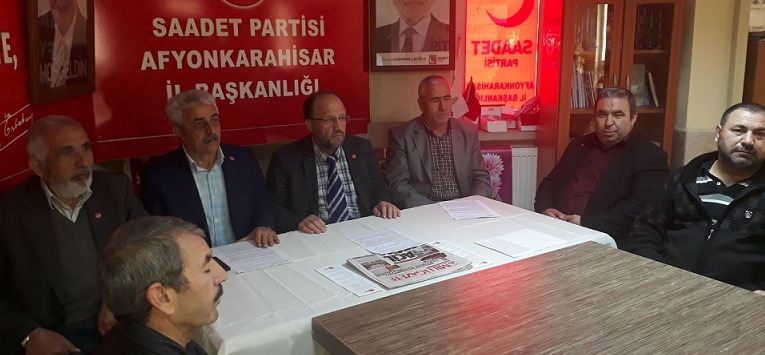 Saadet Partisi İl Başkanlığı, Erken Seçim Açıklaması