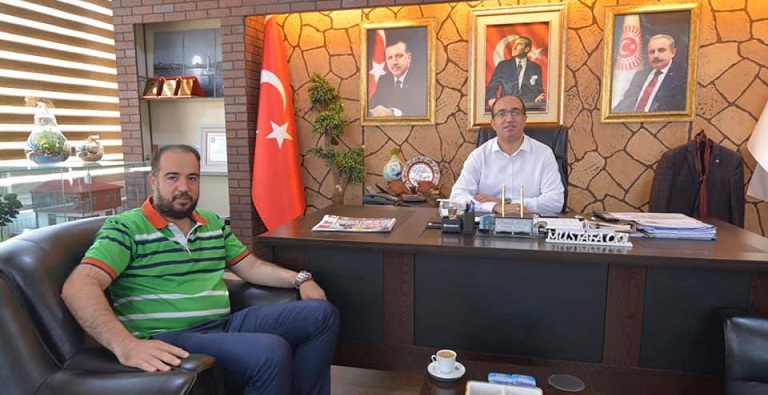 Burhanettin Yüksel, Başkan Mustafa çöl’ü Ziyaret Etti