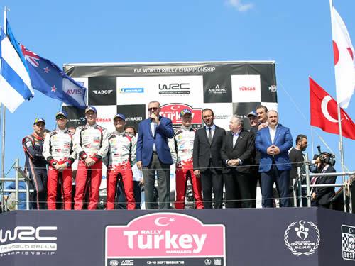 Cumhurbaşkanı Erdoğan, Dünya Ralli şampiyonası ödül Törenine Katıldı