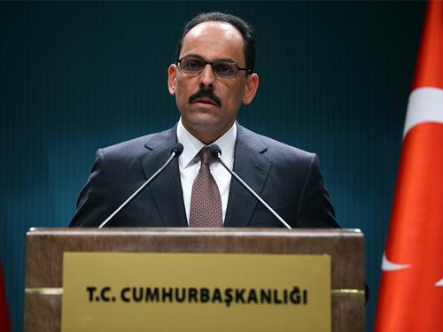 Cumhurbaşkanlığı Sözcüsü Kalın: “münbiç Yol Haritasının Bir An önce Hayata Geçirilmesi Gerekiyor”