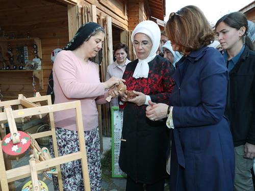 Emine Erdoğan, Anadolu Açık Hava Müzesi’ni Ziyaret Etti