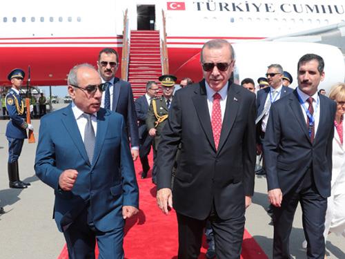 Cumhurbaşkanı Erdoğan Azerbaycan'da