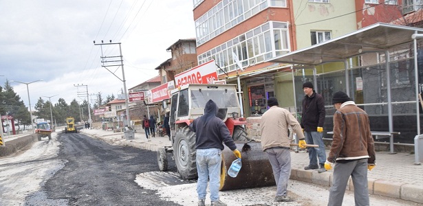 Afyon Caddesinde çalışmalar Tamamlandı