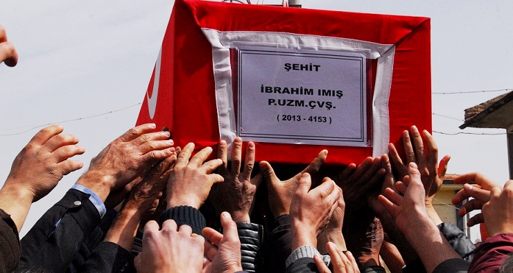 şehit Uz. çavuş İbrahim ımış şuhut'da Son Yolculuğuna Uğurlandı