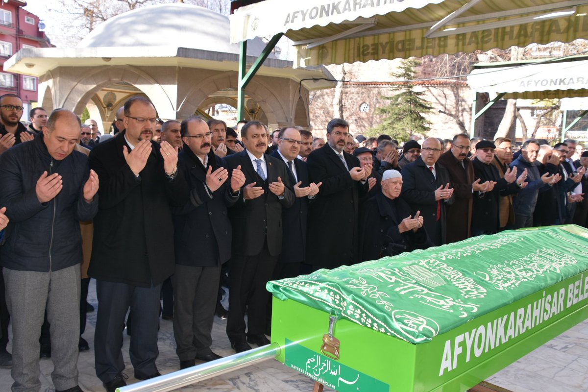 Bakan Eroğlu Ve Vali Tutulmaz Ahmet Akyalçın'ın Cenaze Namazına Katıldı