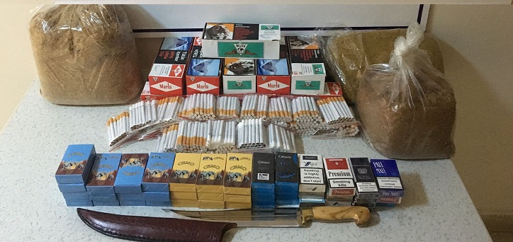 Gümrük Kaçağı Sigara Ele Geçirildi