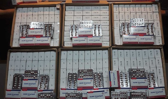 Galara Marka Uyuşturucu Hap Ele Geçirildi