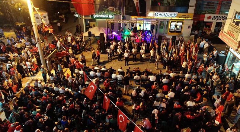 Dinar'da 15 Temmuz Etkinlikleri Yapıldı