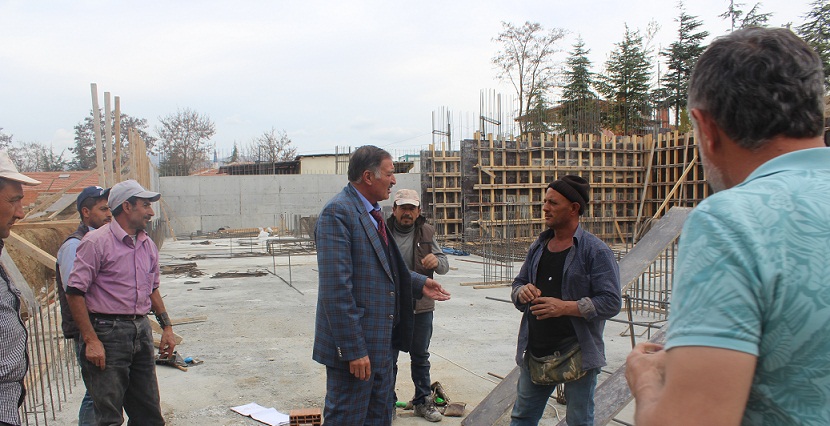 Haydarlı'da Okul İnşaatında çalışmalar Hızlandı