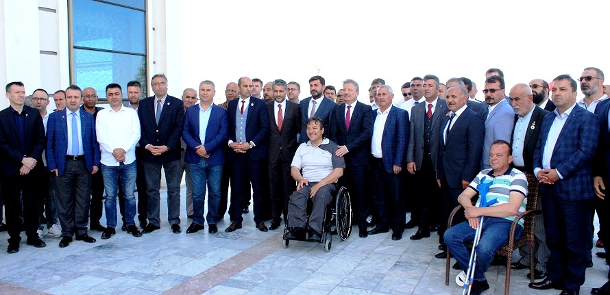 35 şube Başkanı Kumartaşlı'ya Destek İçin İlimize Geldi