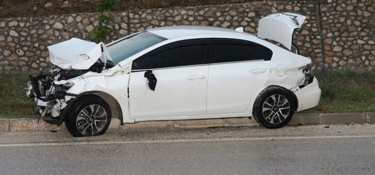 Aşırı Yağış Nedeniyle Kaza..