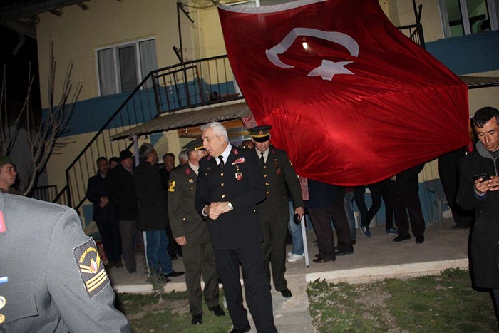 şehit Ateşi Dinar İlçemize Bağlı Okçular Köyüne Düştü