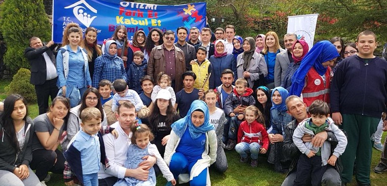 Otizmli çocuklarla Doğa’da Yapılan Etkinlik