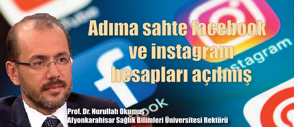 Adima Sahte Facebook Ve Instegram Hesabi Acilmis Genel Afyon Yerel Basin