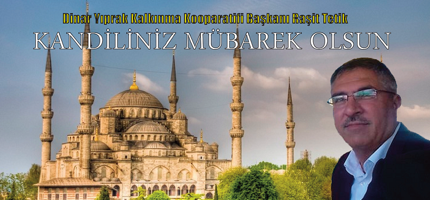 Başkan Raşit Tetik'den Berat Kandili Mesajı