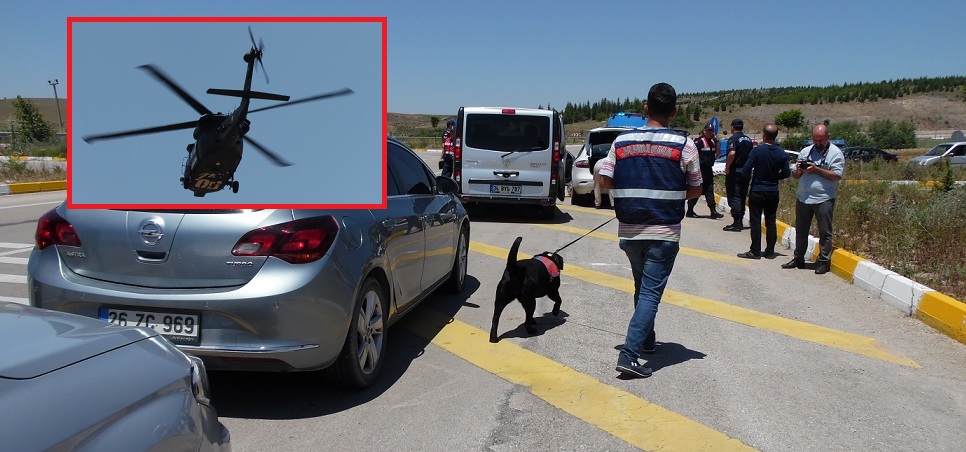 Jandarma'dan Helikopter'li Denetim..