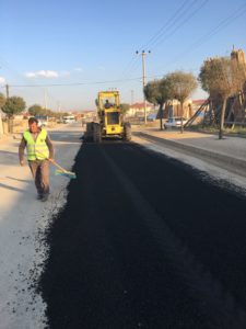 Sanayi Yolunda Asfalt çalışması Başladı