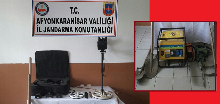 İzinsiz Kazı Yapanlara Jandarma'dan Suç üstü