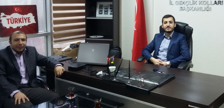 Ak Parti İl Gençlik Kolları Başkanı Karahan'a Hayırlı Olsun Ziyareti
