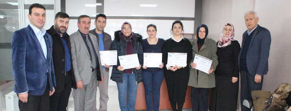 Berberler Odasında Sertifika Töreni Yapıldı