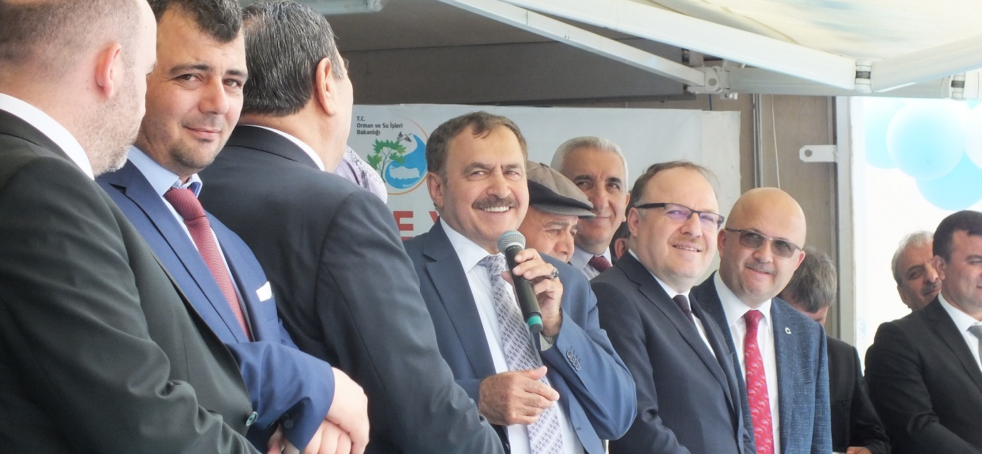 Bakan Eroğlu Ve Vali Tutulmaz Temel Atma Ve Açılış Törenlerine Katıldı