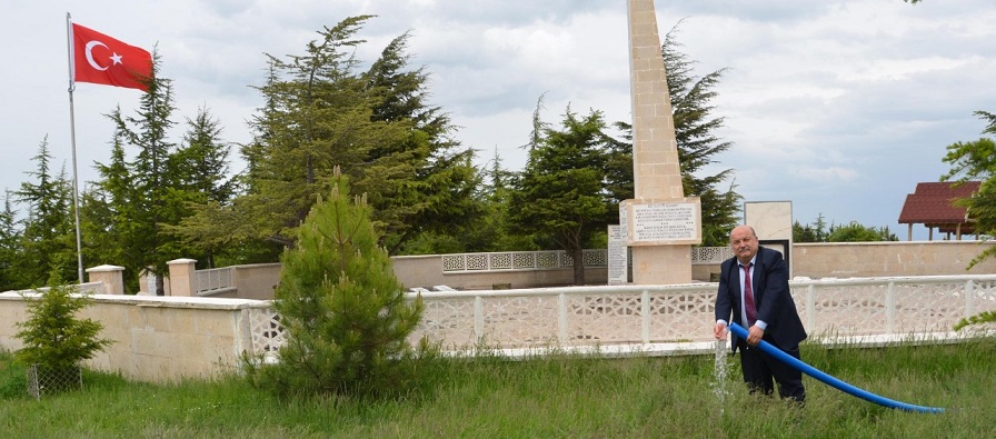 Albay Reşat çiğiltepe şehitliği Suya Kavuştu