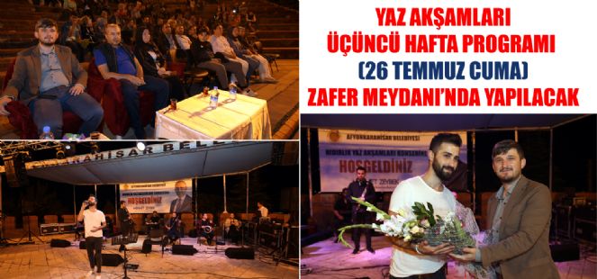 Yaz Akşamları Coşkusu Devam Ediyor