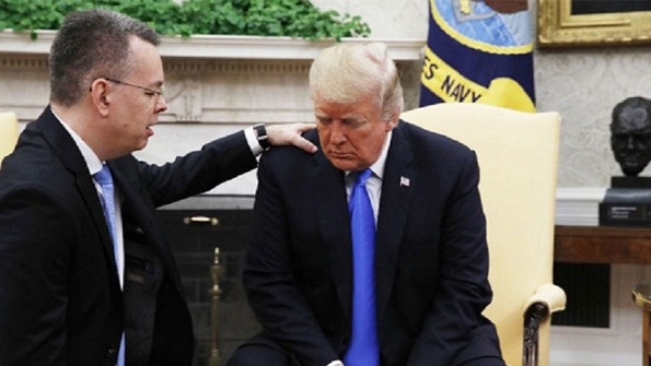 Rahip Brunson Beyaz Saray'da