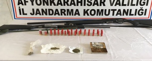 Sinanpaşa’da Uyuşturucu Operasyonu