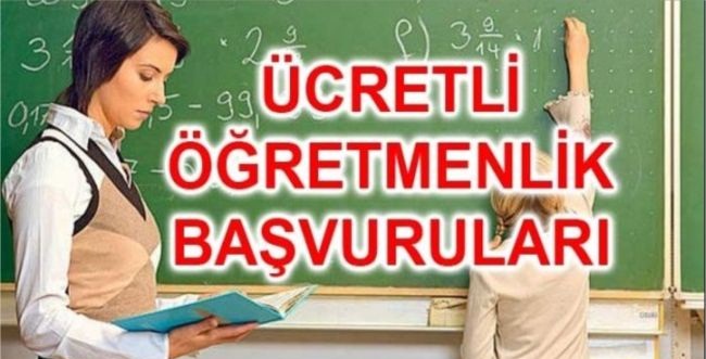 ücretli öğretmenlik Başvuruları Başladı