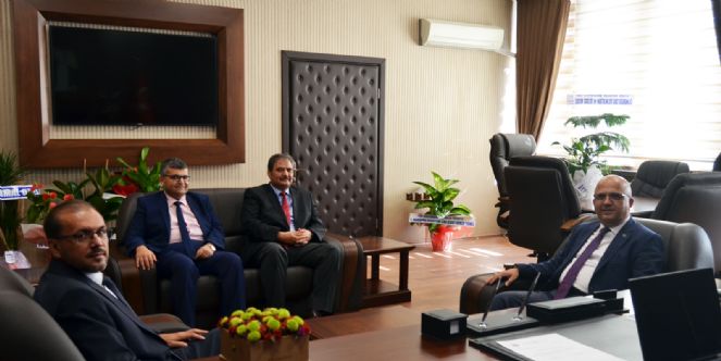 Başkan çoban´dan Afsü Rektörü Okumuş´a Ziyaret