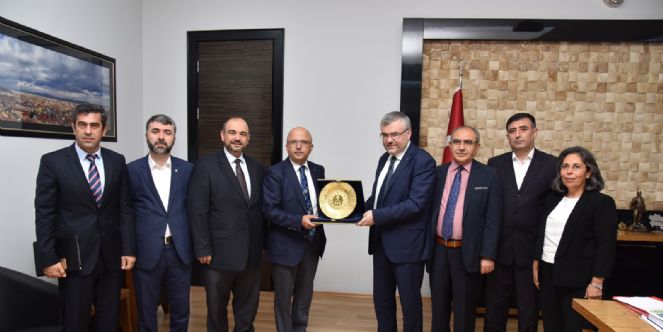 Tübitak Mam Heyetinden Başkan çoban´a Ziyaret