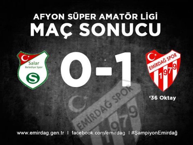 Emirdağ Spor, Salar'ı Salladı!