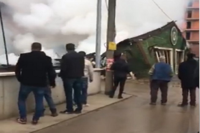 Erenlerde Cafe'de Yangın çıktı..