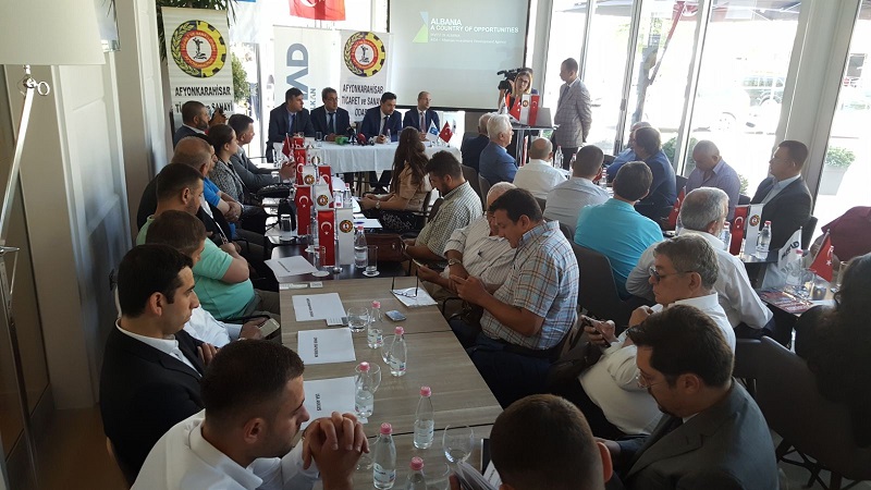 Tiran’da Afyonkarahisar Tanıtımı Ve İkili İş Görüşmeleri Gerçekleştirildi