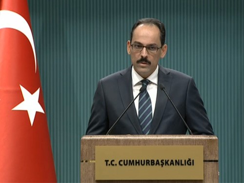 Cumhurbaşkanlığı Sözcüsü Kalın: “zeytin Dalı Harekâtı Kararlılıkla Sürdürülecektir”