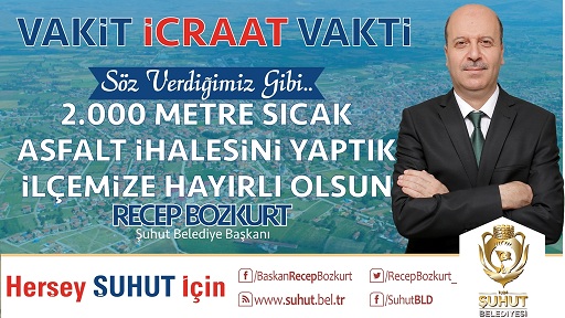 “sıcak Asfalt İlçemize Hayırlı Olsun”