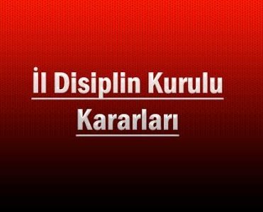 İl Disiplin Kurulu Amatör Spor Kulüplerine Ceza Yağdırdı
