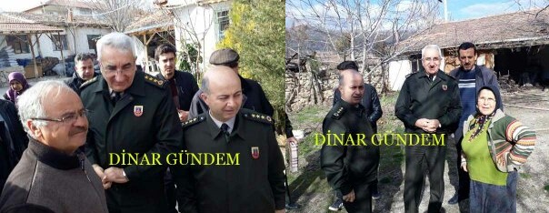 İl Jandarma Komutanı J. Albay Orhan Sırma Dinar çakıcı Köyünde