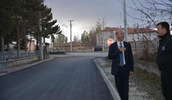 Yarışlı Caddesinde Sıcak Asfalt Tamamlandı