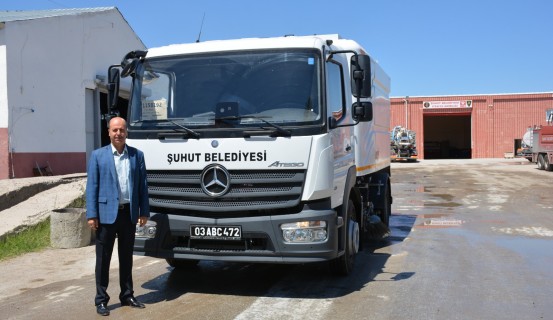 “yol Süpürme Aracı şehrimize Hayırlı Olsun”