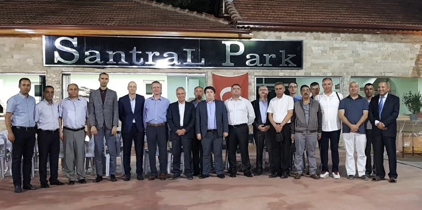 İlçe Jandarma Komutanına Veda Yemeği Verildi