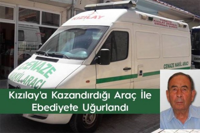 Kızılay Eski şube Başkanı Hayata Veda Etti